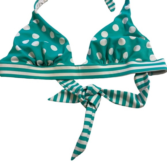 Victoria’s Secret bikini top only size large polkadot - Picture 2 of 7